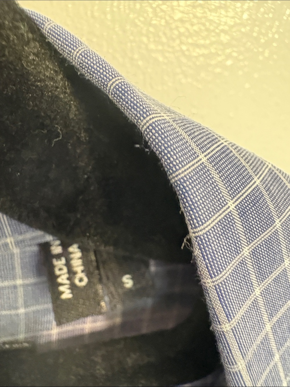 Theory Men's Blue Micro-Check Dress Shirt - Picture 3 of 7